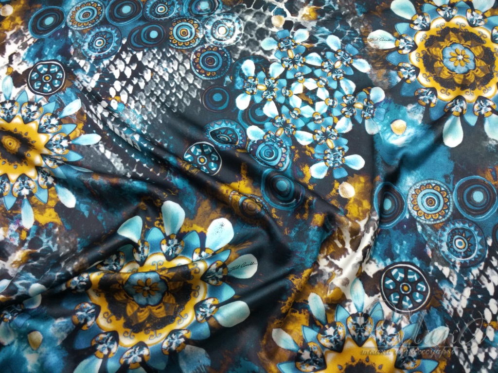 Ткань Шёлк  Cavalli  ПГ 15315 2
