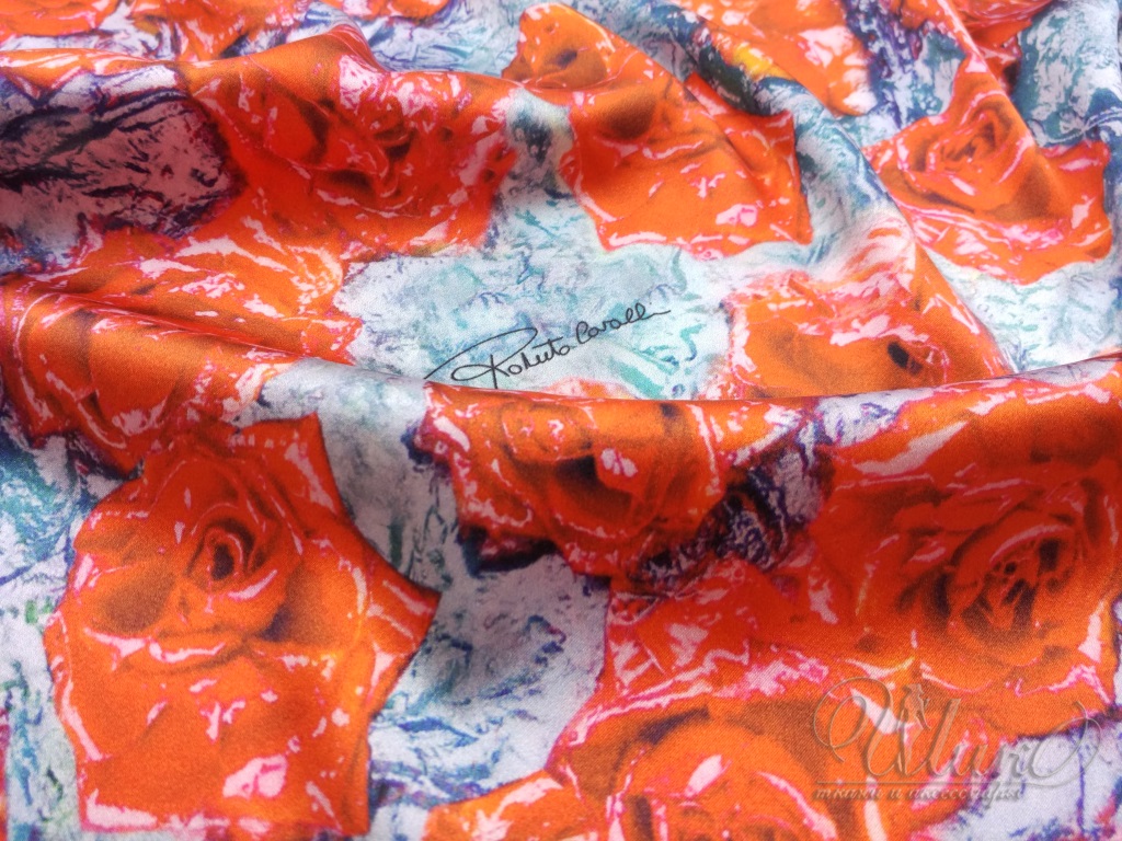 Ткань Шёлк  Cavalli 15479 1