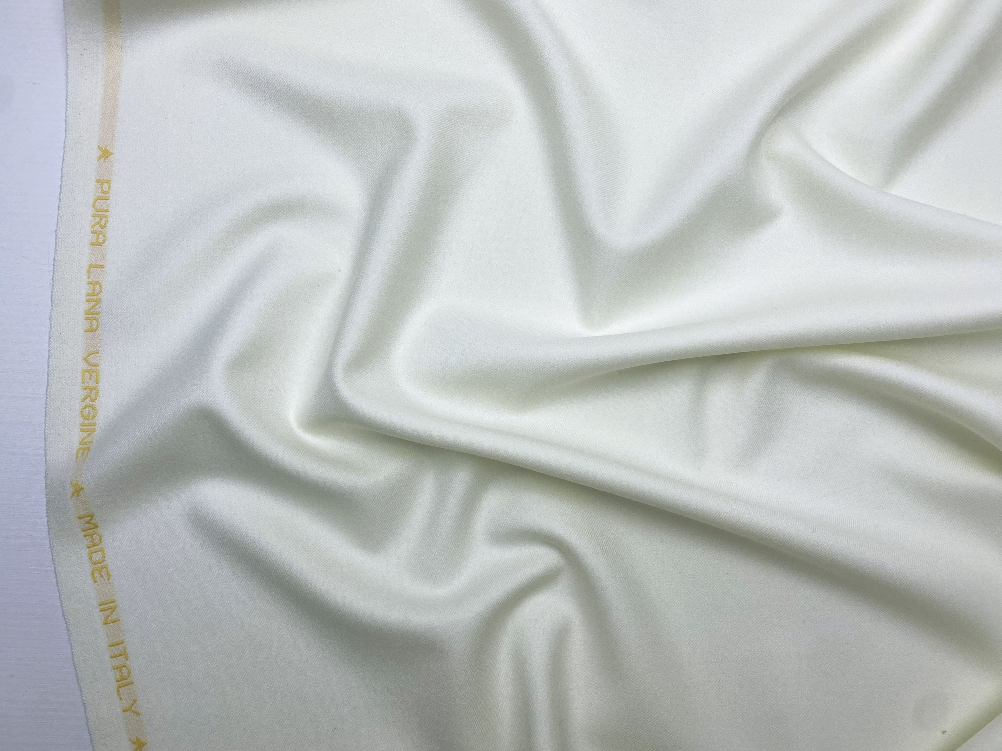 Ткань Костюмная сливочного цвета 49499 2